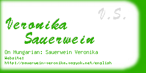 veronika sauerwein business card